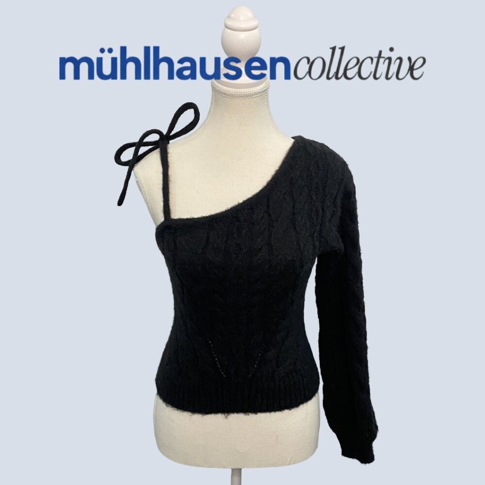 NWT Wild Fable Charcoal Off-Shoulder Sweater